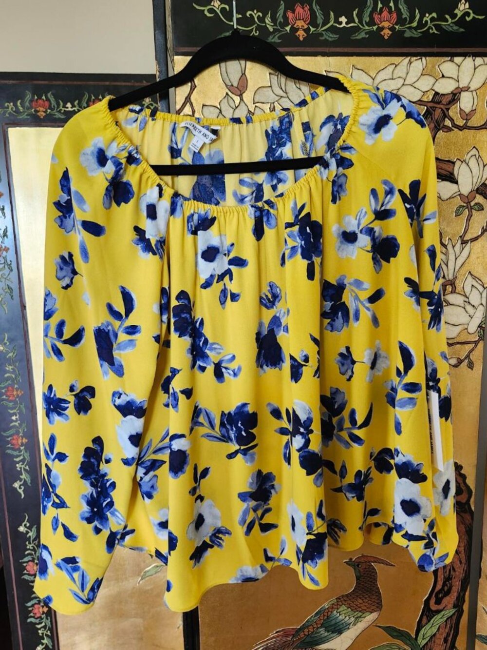 Elizabeth and James Boho Floral swing top (L)